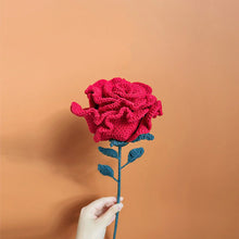 Load image into Gallery viewer, Hand-Knitted Woolen Rose Bouquet ITDinos®
