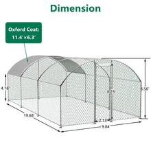 Load image into Gallery viewer, Large Chicken Coop Metal Chicken Track With Waterproof And UV Cover, Dome Shape Walk-In Fence Chicken Coop For Outdoor And Yard Farm Use ITDinos®
