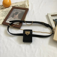 Load image into Gallery viewer, Crocodile Pattern Mini Waist Bag for Women
