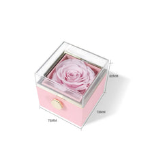 Load image into Gallery viewer, Fashion Acrylic Rotating Rose Jewelry Box ITDinos®
