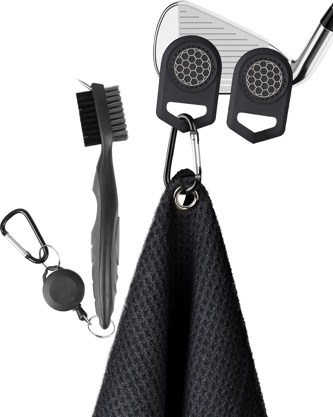 Magnetic Microfiber Golf Towel Magnetic Golf Towel with Clip Magnetic Golf Towels for Golf Bags for Men