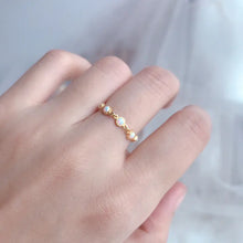 Load image into Gallery viewer, Japanese Luxury Opal Chain Ring S925 Silver Vintage ITDinos®
