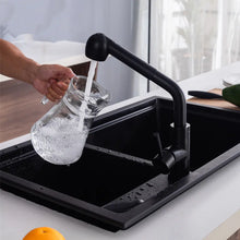 Lade das Bild in den Galerie-Viewer, Black Pipe Hot and Cold Kitchen Faucet
