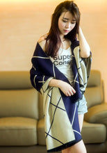 Load image into Gallery viewer, Plaid Cashmere-Feel Double-Sided Scarf/Shawl for Women
