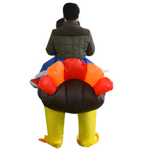 Load image into Gallery viewer, Inflatable Turkey Costume for Christmas and Thanksgiving ITDinos®
