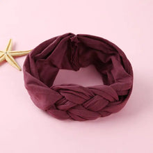 Load image into Gallery viewer, Nylon Headband with Cross Chinese Knot for Babies
