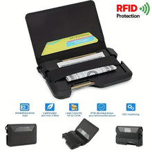 Load image into Gallery viewer, Men&#39;s Slim Metal Leather Wallet ITDinos®
