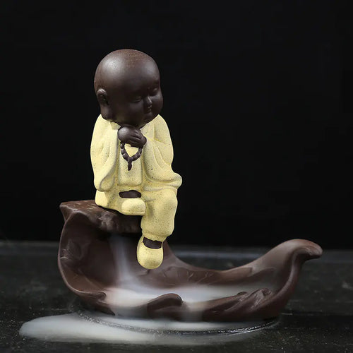 Ceramic Backflow Incense Burner Zen Home Decor Piece ITDinos®