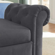 Load image into Gallery viewer, Dark Gray Multifunctional Storage Rectangular Sofa Stool ITDinos®
