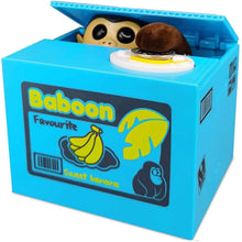 Load image into Gallery viewer, Barelove Kids Piggy Bank ATM Coin Cash Money Counter Saving Can Stealing Cute Mokey Electronic Smart Voice Prompt Piggy Bank Safe Locks Great Gift fot Boys &amp; Girls (Blue) ITDinos®
