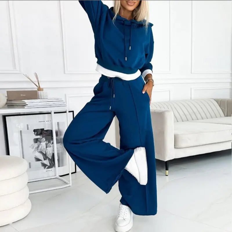 2023 Autumn Winter Women's Hoodie Two-Piece Set ITDinos®