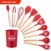 Load image into Gallery viewer, 12pcs Umite Chef Silicone Cooking Utensil Set with Holder ITDinos®

