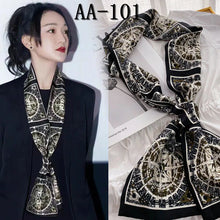 Load image into Gallery viewer, Chic Long Silk Scarf for Women - Versatile Spring Accessory
