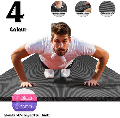 Big Size Gym Workout Yoga Mat Itdinos