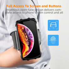 Lade das Bild in den Galerie-Viewer, Abnehmbare rotierende Sporttelefon-Armband-Laufhandgelenktasche Generation Fahren Takeaway Navigation Armtasche Fitness Radfahren Trave
