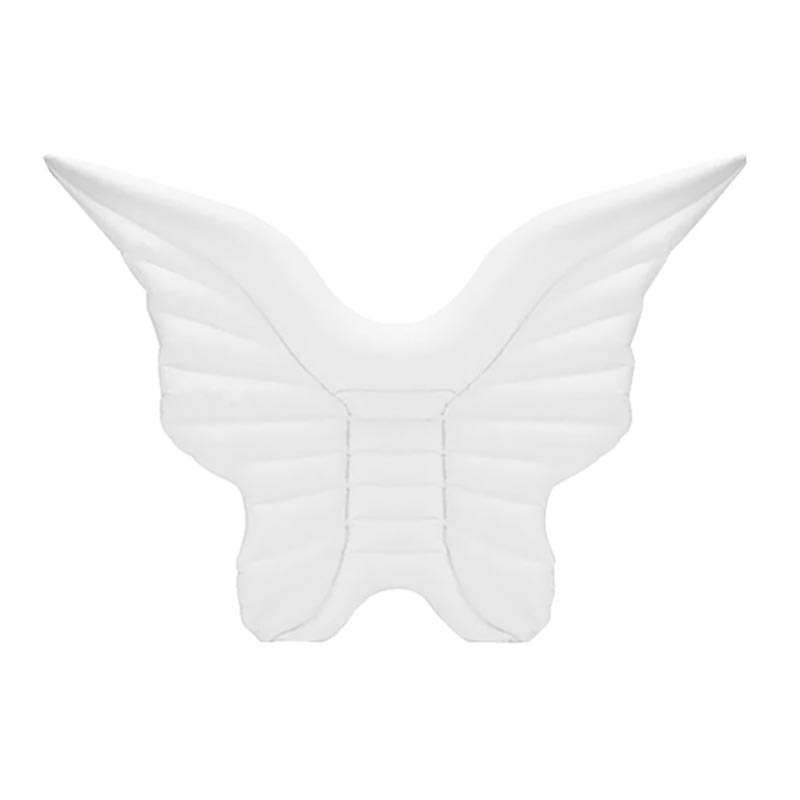 Giant Angel Wings Inflatable Pool Floating Air Mattress Lazy Water Party Toy Riding Butterfly Swimming Ring Piscina 110*180cm Itdinos