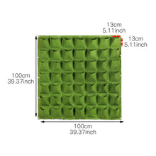 Lade das Bild in den Galerie-Viewer, Wall Hanging Planting Bags 4/9/18/49/72 Pockets Green Grow Bag Planter Vertical Garden Vegetable Living Garden Bag Home Supplies Itdinos
