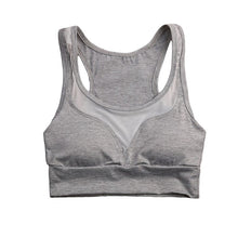 Lade das Bild in den Galerie-Viewer, Hot Wholesale Women Mesh Patchwork Sports Bra Tank Tops Bodycon Slim Gym Sports Clothing Bustier Vest Crop Tops Bralette Blouses Itdinos
