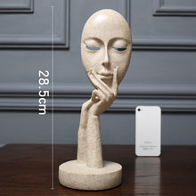 Lade das Bild in den Galerie-Viewer, 3D Face Mask Abstract Sculpture Decorative Art Itdinos
