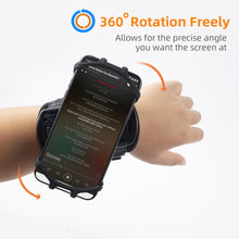 Lade das Bild in den Galerie-Viewer, Abnehmbare rotierende Sporttelefon-Armband-Laufhandgelenktasche Generation Fahren Takeaway Navigation Armtasche Fitness Radfahren Trave
