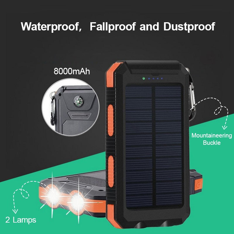 Solar Charger Power Bank Itdinos