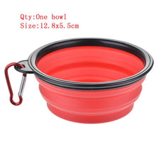 Load image into Gallery viewer, Safety Pet Travel Drink Water Bottle Foldable Dog Feed Bowl Cup Outdoor Travel Dog Feeder Cup Itdinos
