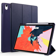Lade das Bild in den Galerie-Viewer, Dreifach faltbares Standetui mit Stifthalter-Abdeckung für iPad Pro11 Tablet-Hülle
