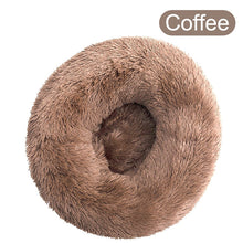Load image into Gallery viewer, Donut Dog Bed Warm Soft Long Plush Pet Cushion Itdinos
