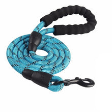 Load image into Gallery viewer, Large Dog Reflective Rope Durable Large Dog Leash Walking Big Dog Collar Strengthen Traction Harness Round Nylon Medium Dog Lead Itdinos
