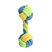 Lade das Bild in den Galerie-Viewer, 1PC Pet Supply Dog Toys Dogs Chew Teeth Clean Outdoor Training Fun Playing Green Rope Ball Toy For Large Small Dog Cat Itdinos

