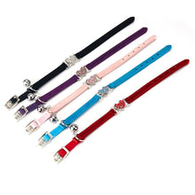 Load image into Gallery viewer, Cat Collar With Bell Collar For Cats Kitten Puppy Leash Collars For Cats Dog Chihuahua Pet Cat Collars Leashes Lead Pet Supplies Itdinos
