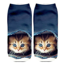 Lade das Bild in den Galerie-Viewer, 3D Printed Ankle Unisex Socks Itdinos
