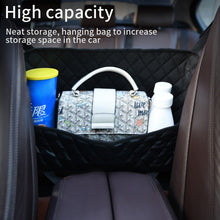 Lade das Bild in den Galerie-Viewer, Car Handbag Holder Luxury Leather Seat Back Organizer Mesh Large Capacity Bag Automotive Goods Storage Pocket Seat Crevice Net ITDinos®
