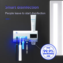Lade das Bild in den Galerie-Viewer, UV Toothbrush Holder Toothpaste Dispenser Solar Energy Itdinos
