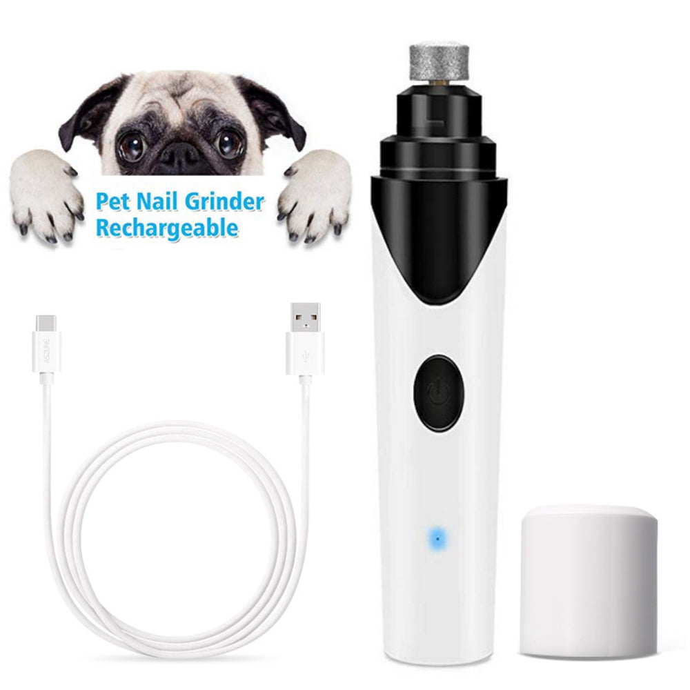 Rechargeable Pet Nail Grinder Dog Nail Clippers Painless USB Electric Itdinos