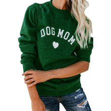 Load image into Gallery viewer, DOG MOM Funny Letter Print Sweatshirt Itdinos
