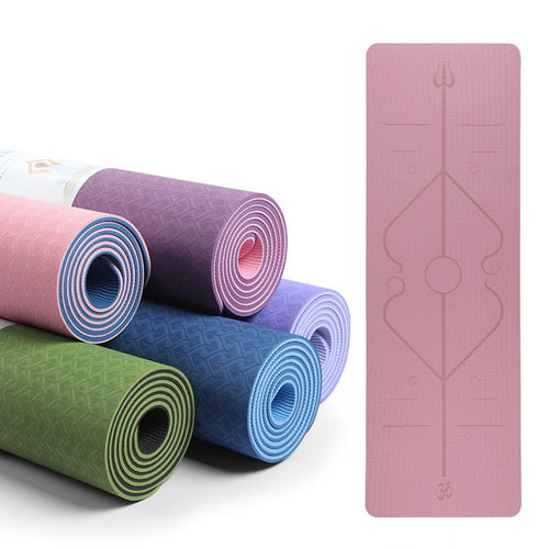 Position Line Yoga Mat Itdinos