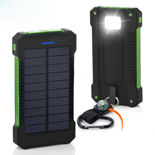 20000mah Waterproof Portable Solar Power Bank Itdinos