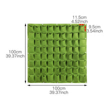 Lade das Bild in den Galerie-Viewer, Wall Hanging Planting Bags 4/9/18/49/72 Pockets Green Grow Bag Planter Vertical Garden Vegetable Living Garden Bag Home Supplies Itdinos
