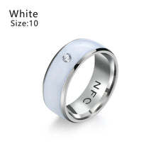 Lade das Bild in den Galerie-Viewer, 1PC Neue Mode Multifunktionale NFC Finger Ring Wasserdichte Tragbare Verbinden Smart Ring Intelligente Technologie Telefon Ausrüstung
