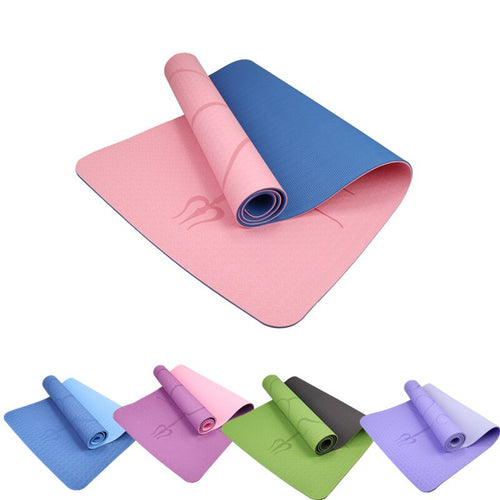 6MM Non-slip Elastic Yoga Mat Itdinos