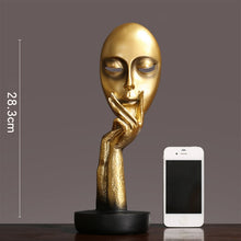 Lade das Bild in den Galerie-Viewer, 3D Face Mask Abstract Sculpture Decorative Art Itdinos
