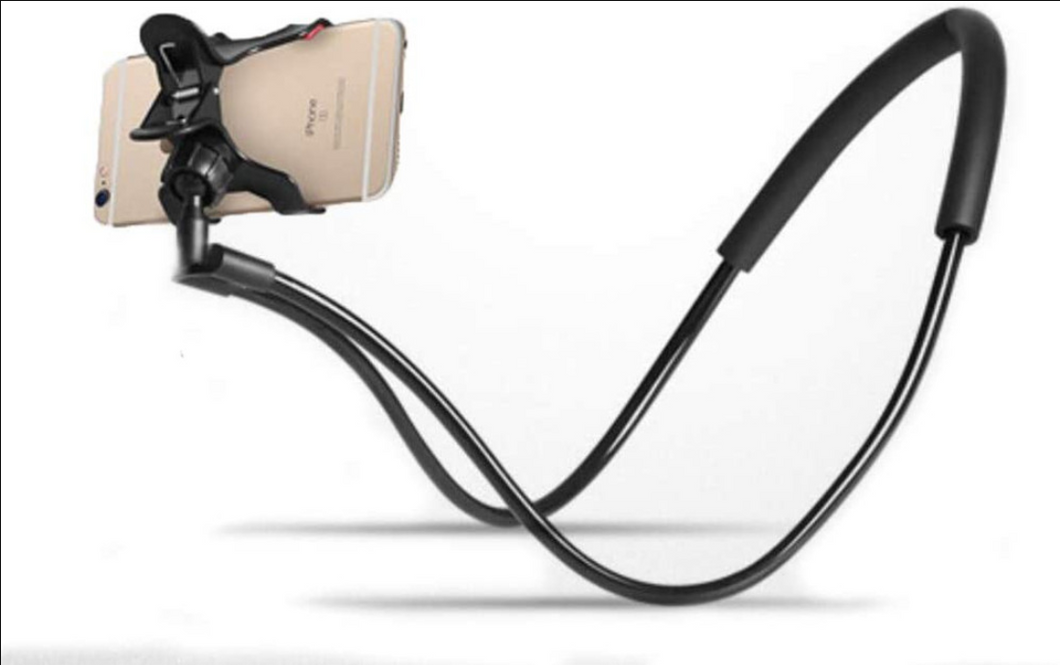 Flexibler Handyhalter zum Aufhängen am Hals, faule Halskette, Halterung, Bett, 360-Grad-Telefonhalter, Ständer für iPhone, Xiaomi, Huawei