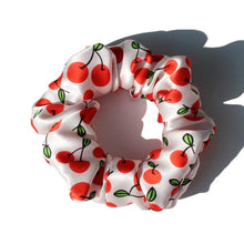 Lade das Bild in den Galerie-Viewer, 100% Pure Silk Large Scrunchies Ropes Hair Bands Ties Elastics Ponytail Holders for Women Girls Hair Accessories 19 Momme 3.5CM Itdinos
