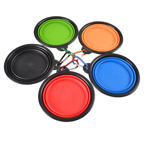Foldable Cup Dish for Dogs Cat Itdinos