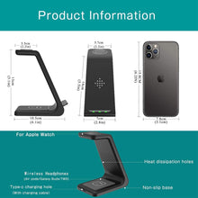 Lade das Bild in den Galerie-Viewer, 3 in1 Wireless Charger Stand for iPhone Itdinos
