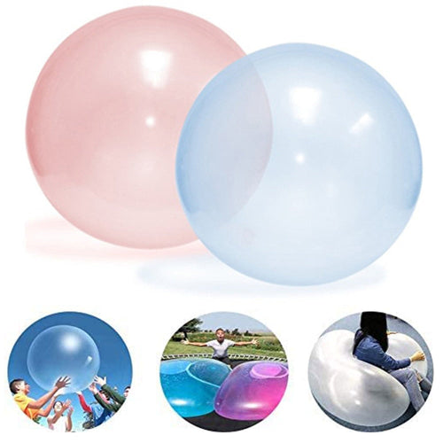 Kids Bubble Ball Balloon Indoor Outdoor Inflatable Ball Games Toys Soft Air Water Filled Bubble Ball Blow Up Balloon Toy Itdinos