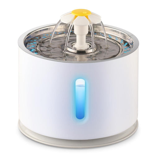 2.4L Automatic Cat Water Fountain Water level Window LED Electric Mute Water Feeder Dog Pet Drinker Bowl Pet Drinking Dispenser Itdinos