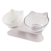 Load image into Gallery viewer, Pet Double Cat Bowl With Raised Stand Itdinos

