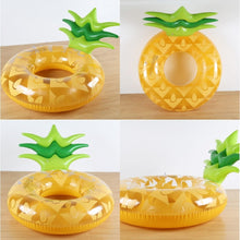 Lade das Bild in den Galerie-Viewer, Giant Inflatable Pineapple Pool Float Summer Swimming Ring Pool Float Inner Tube Outdoor Beach Party Play Pool Water Fun Toy for Itdinos
